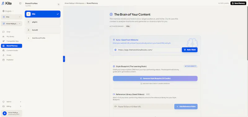 Kite AI Content OS screenshot 5