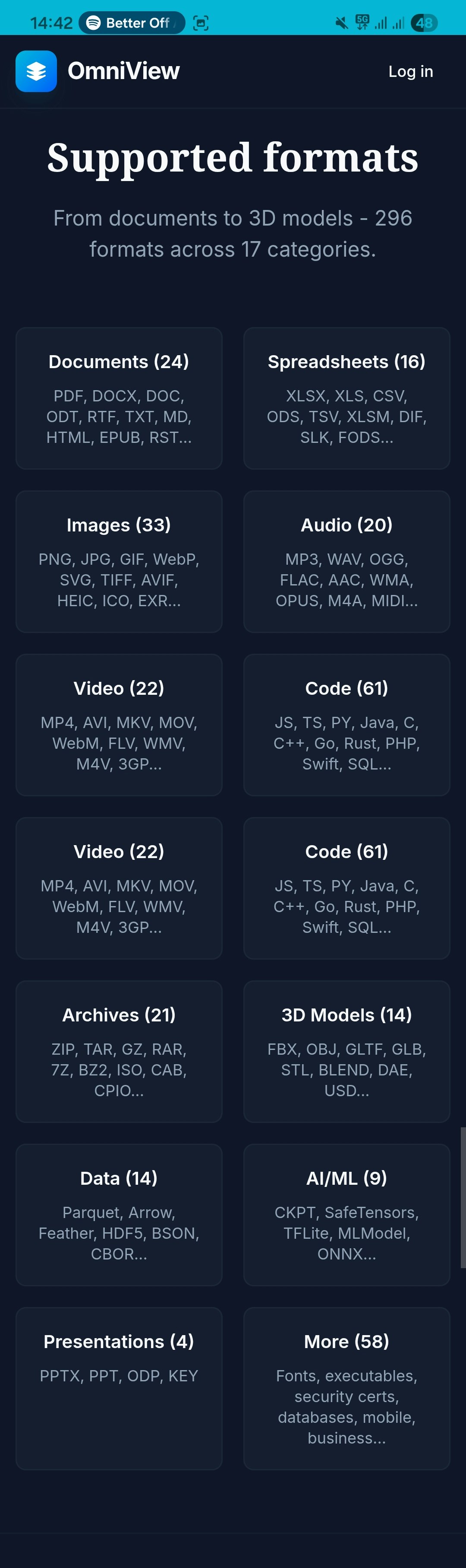 OmniView - Screenshot 3 showing product features and functionality