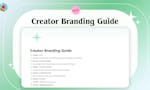 Creator Branding Guide image