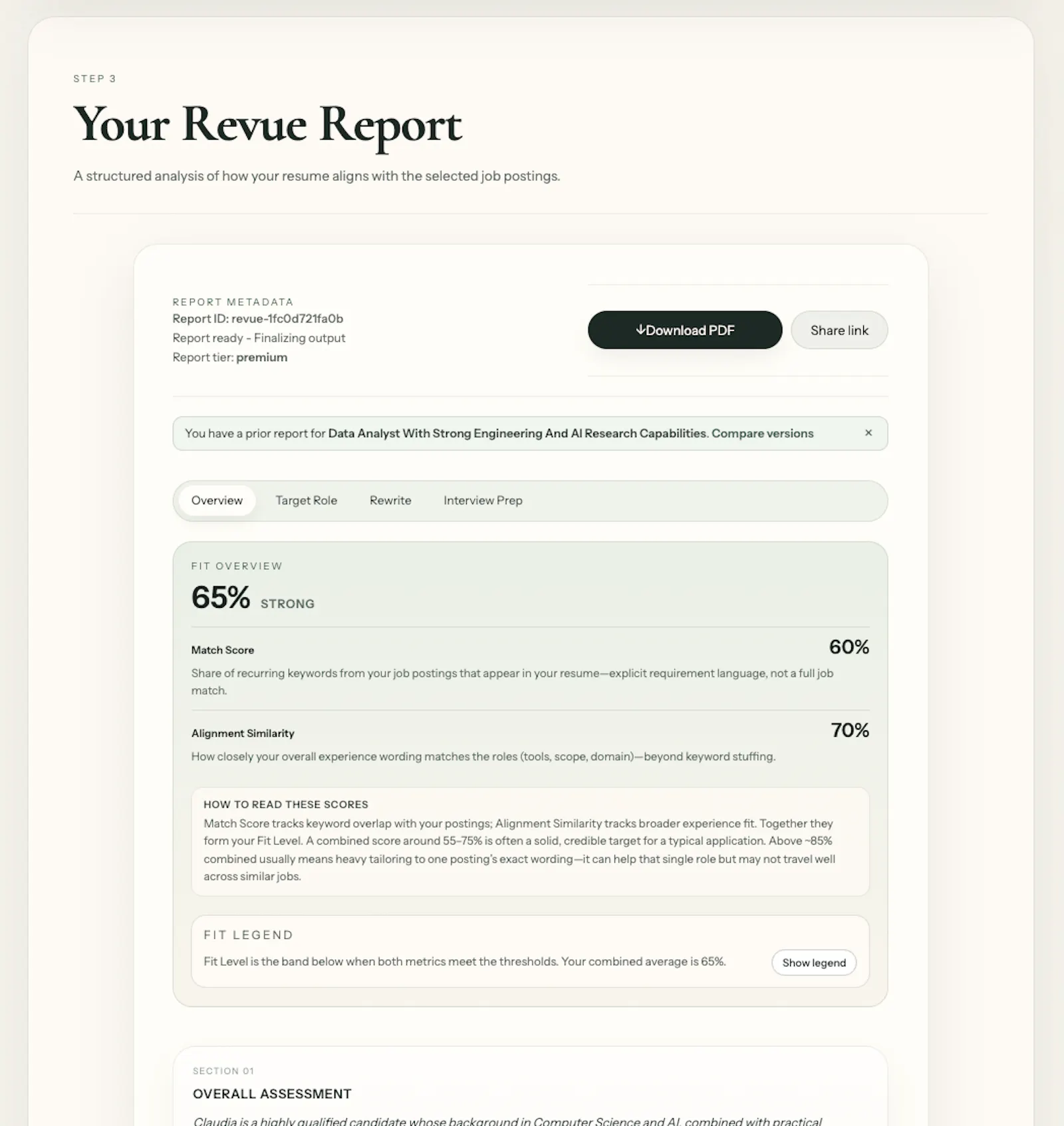 revue.ai screenshot 2