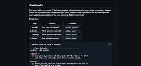 Calibra: Train with Less Data gallery image