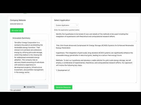 startuptile BlankPage-Draft a grant application in under 90 seconds