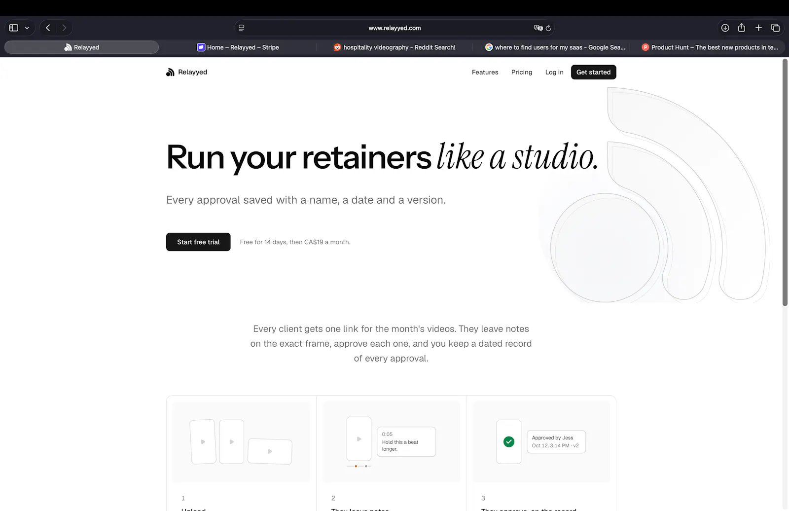 Relayyed screenshot 1