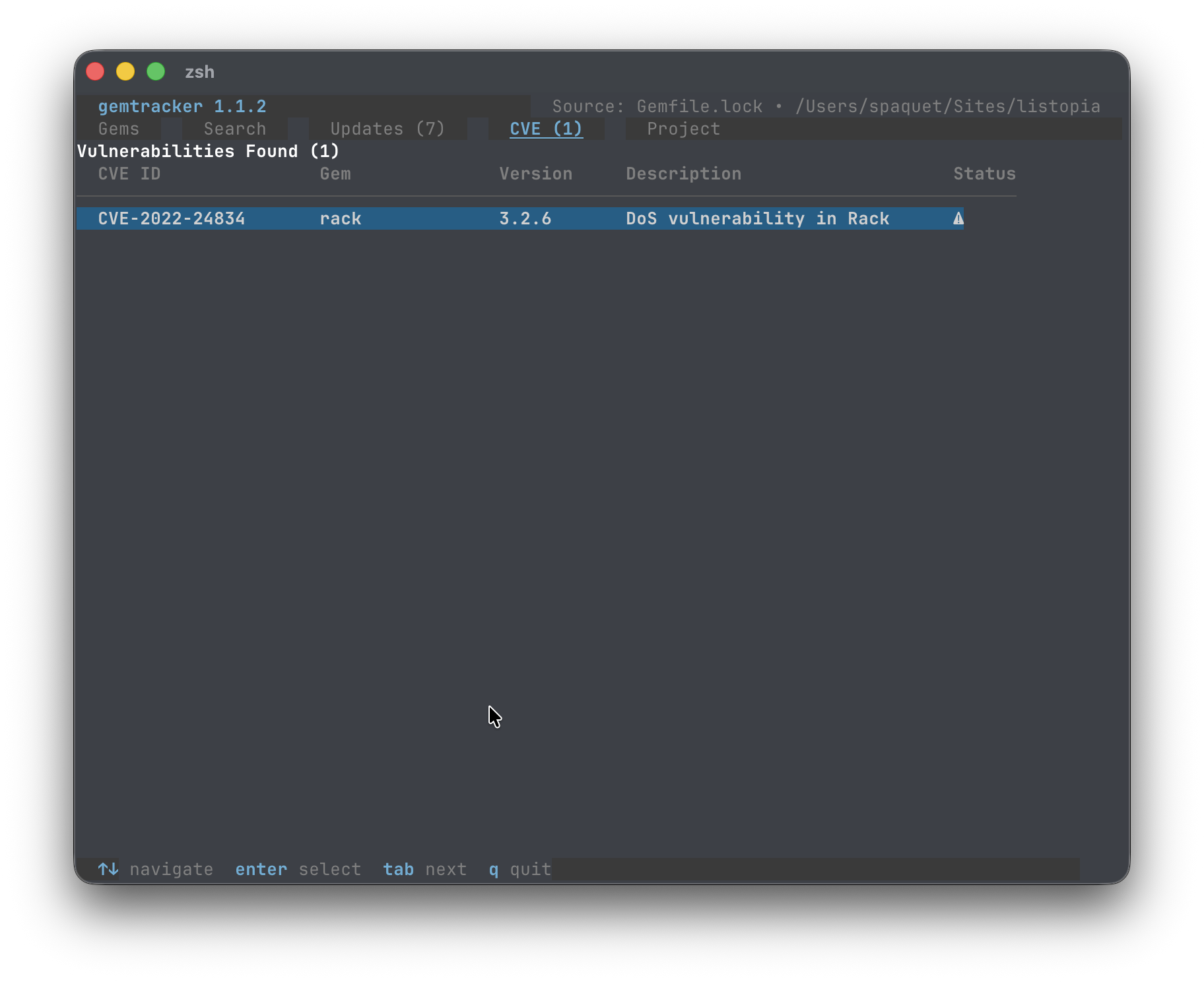 Gemtracker gallery image