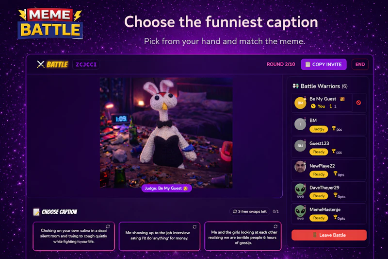 Meme Battle screenshot 3