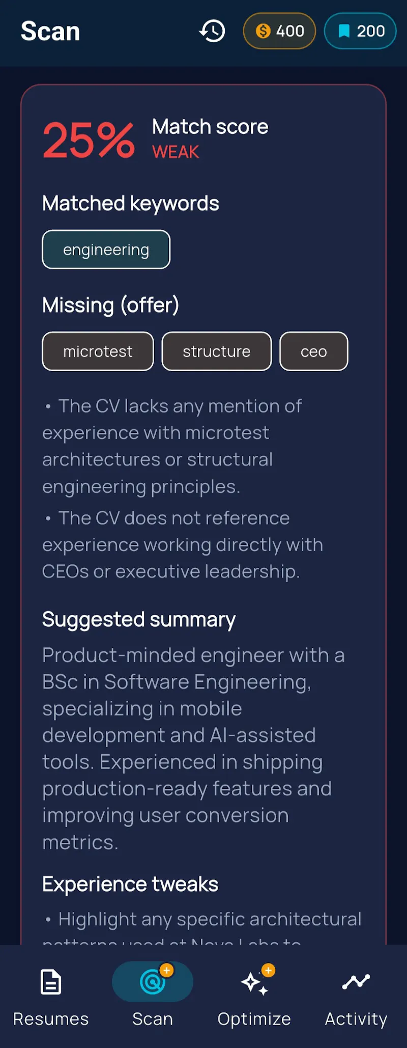 HireSnap — AI Resume & CV Builder screenshot 16