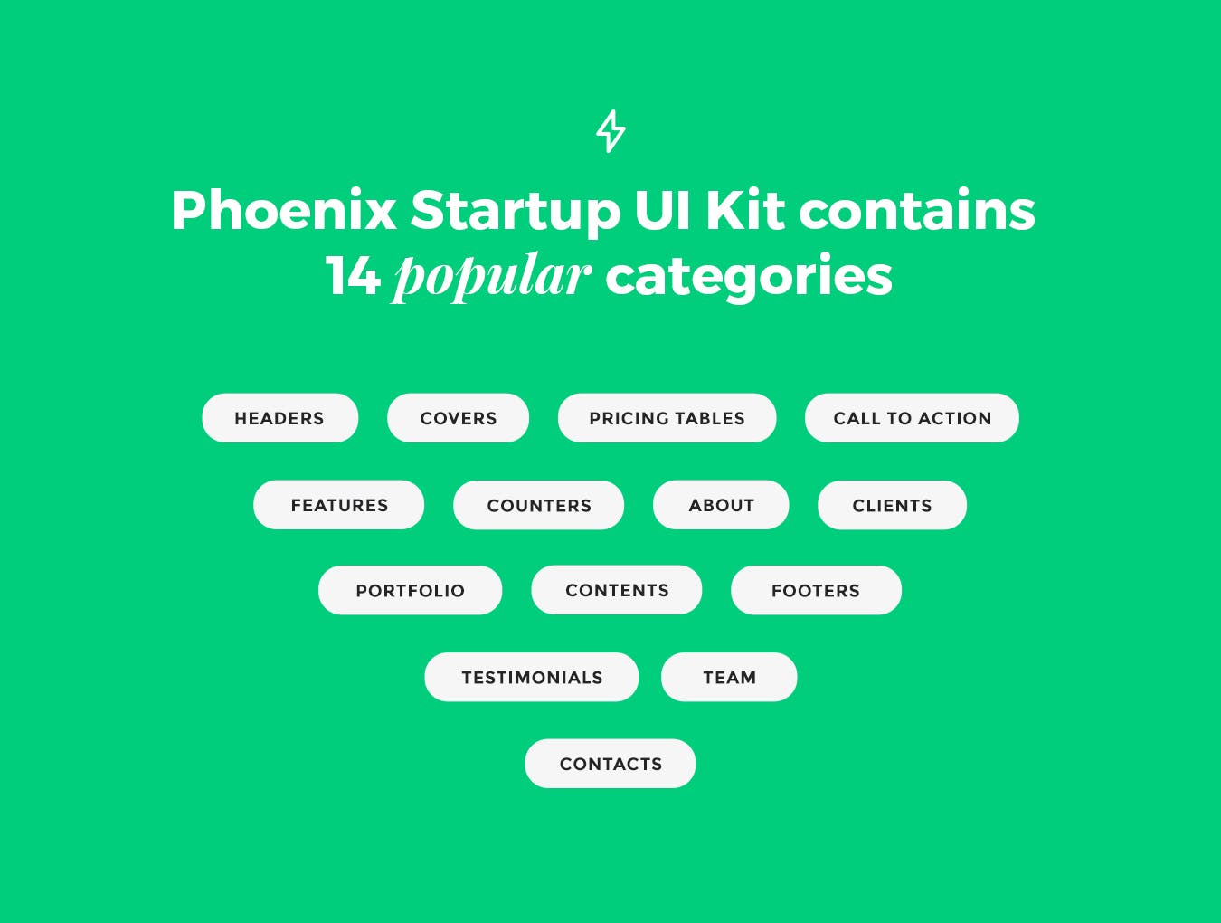 Phoenix Startup UI kit media 3