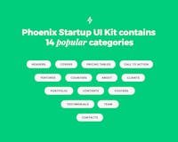 Phoenix Startup UI kit media 3