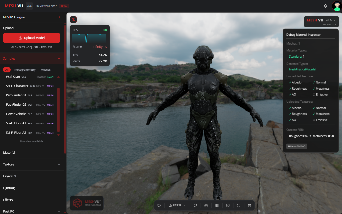 MESHVU - Screenshot 4 showing product features and functionality