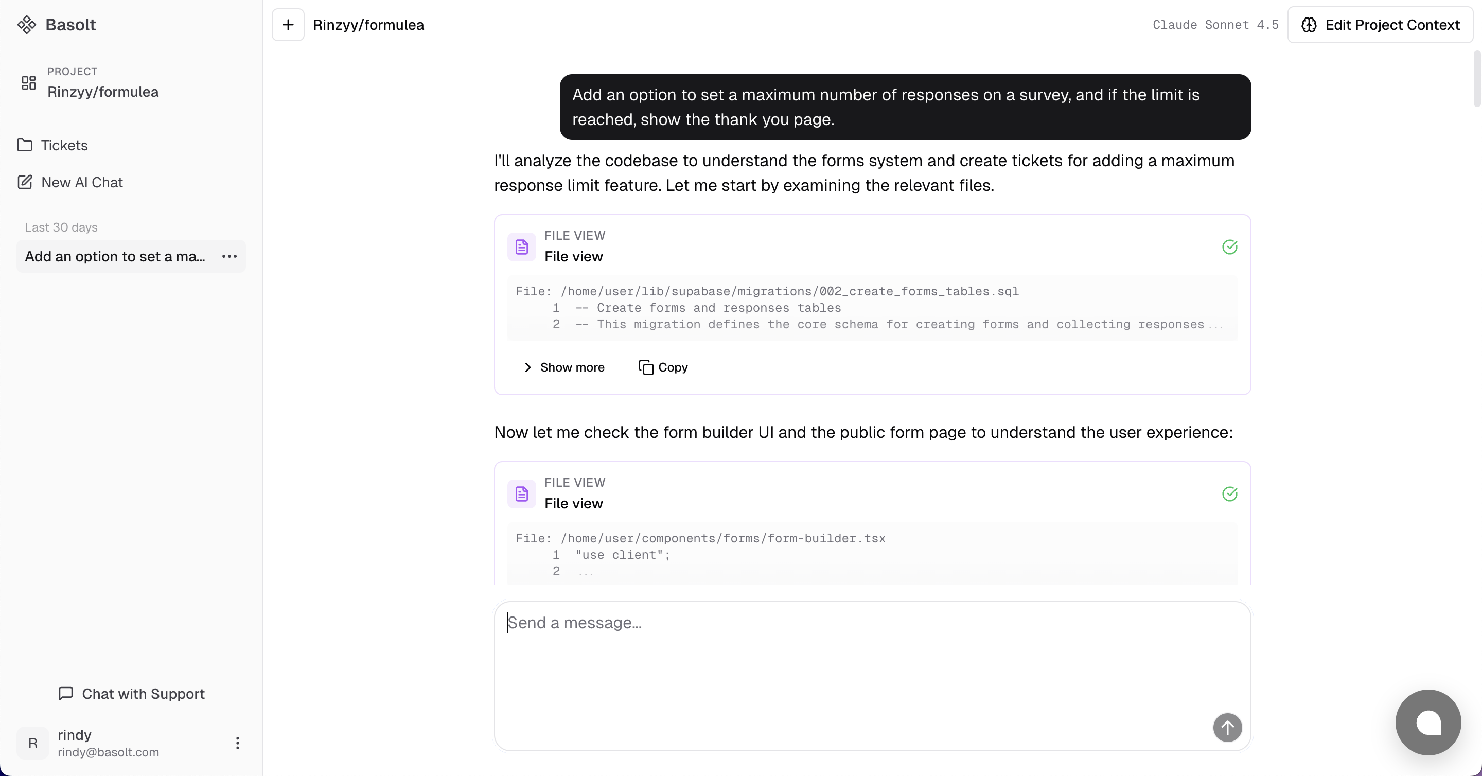 Basolt - Screenshot 3 showing product features and functionality