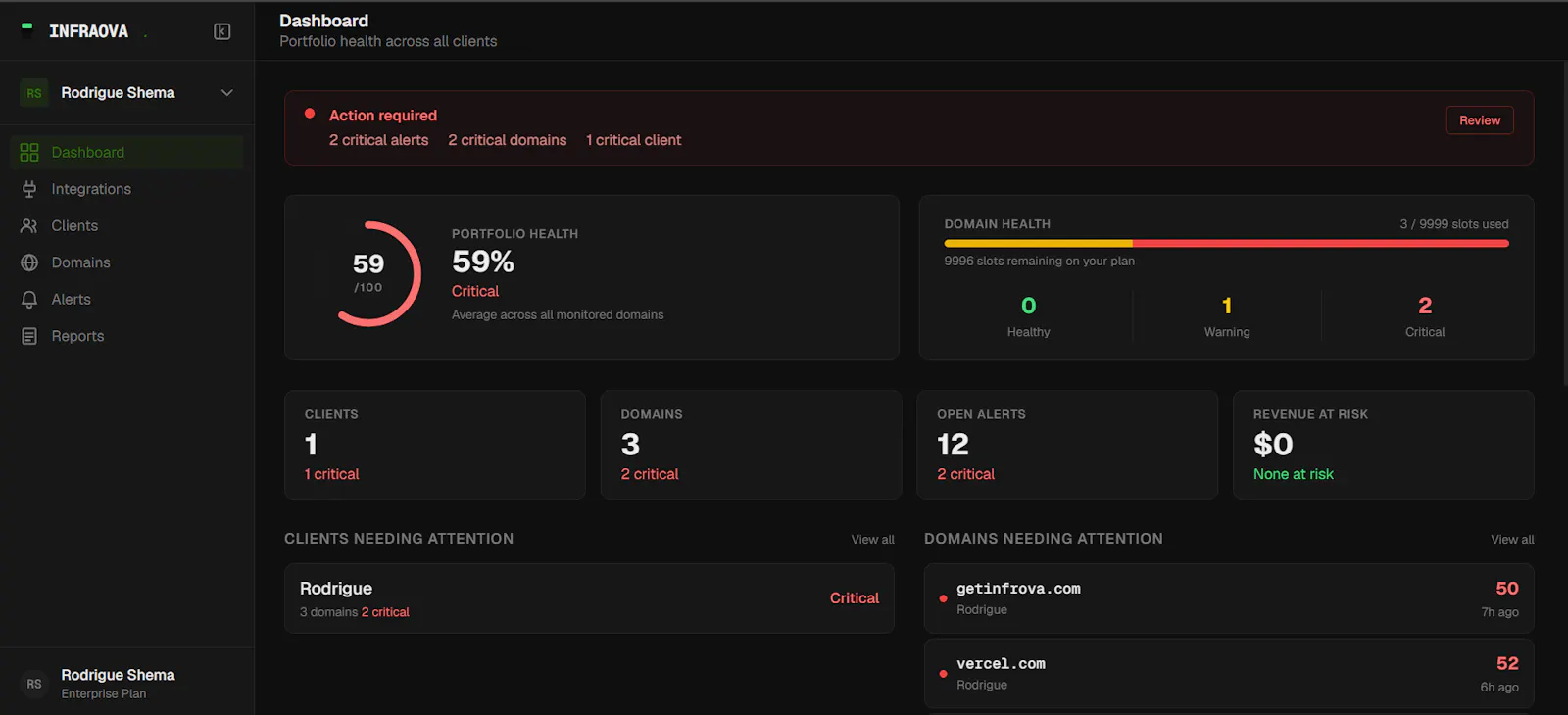 Infraova screenshot 2