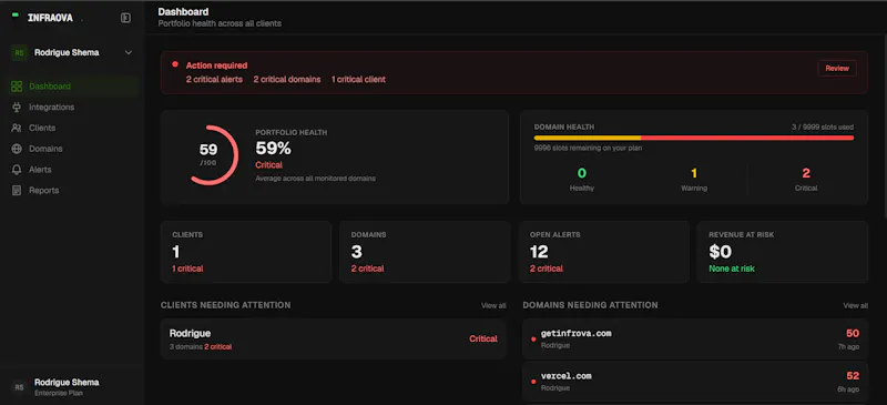 Infraova screenshot 2