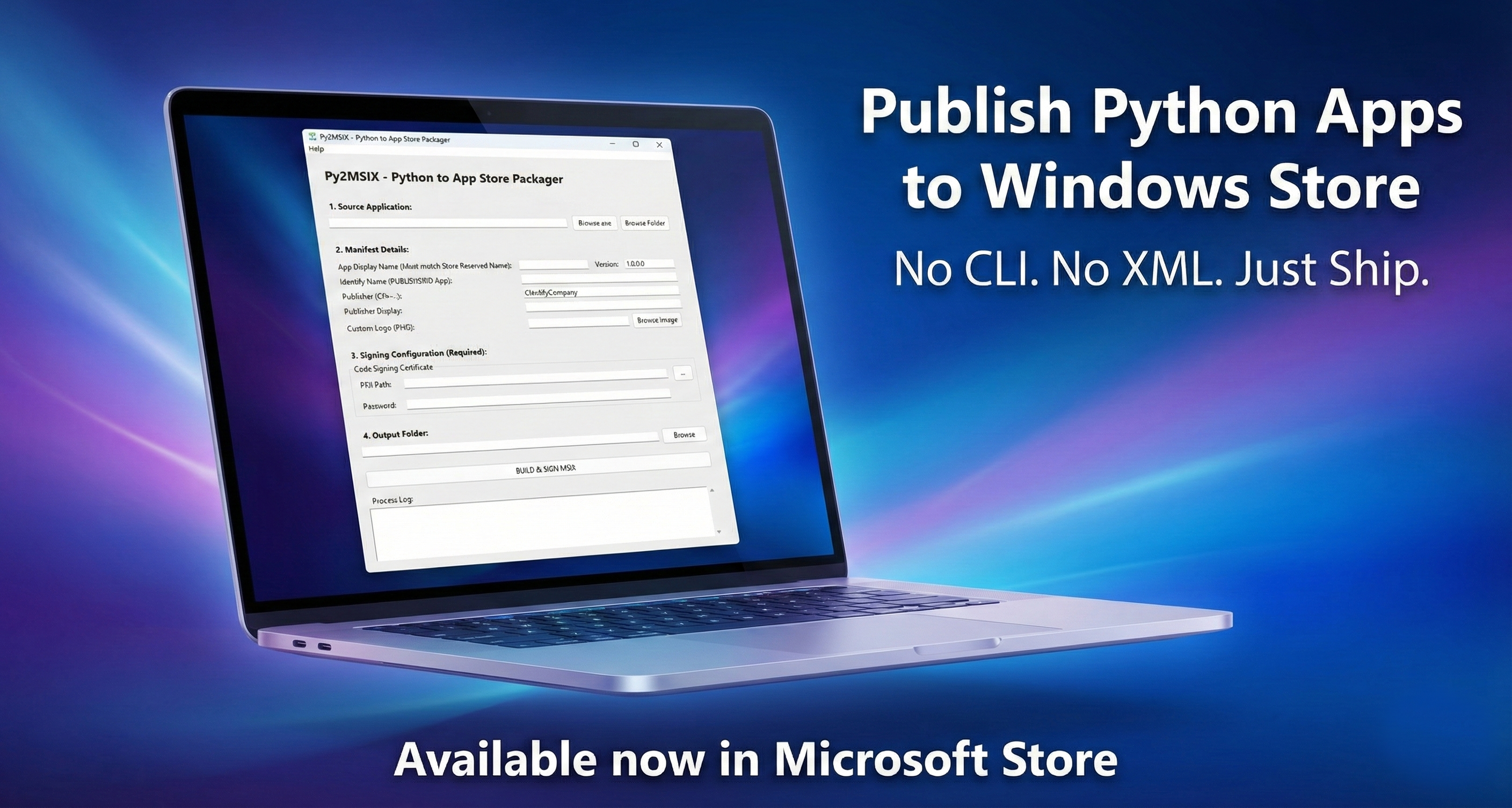 Py2MSIX - Python to App Store Packager gallery image