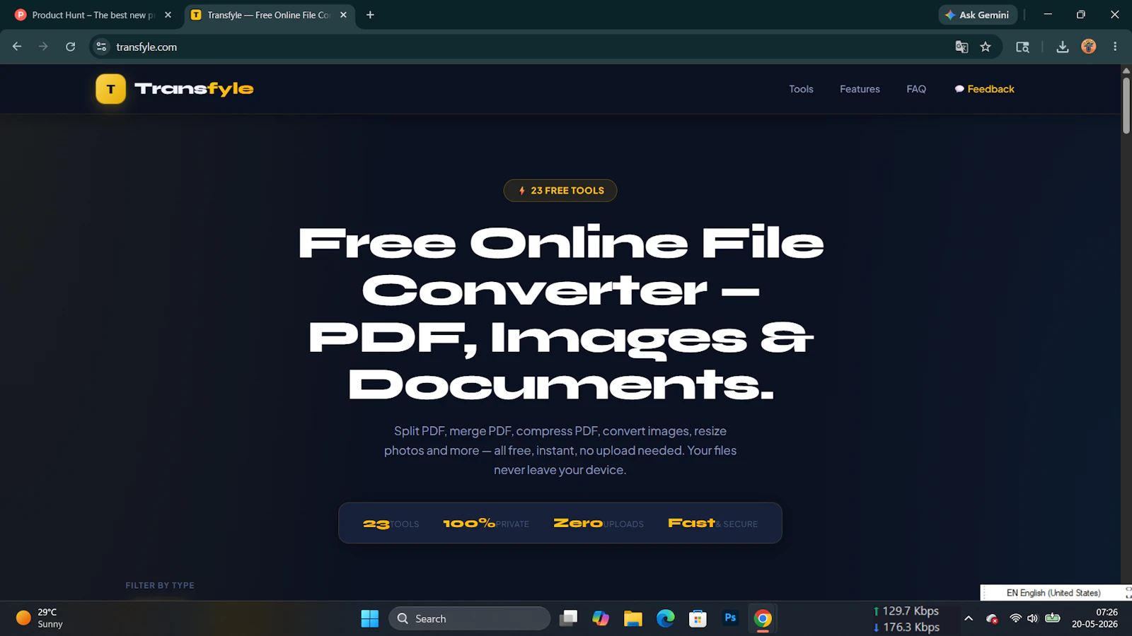 Transfyle screenshot 1