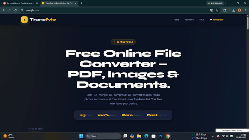Transfyle screenshot 1