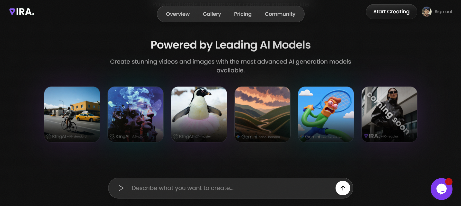Vira. AI gallery image