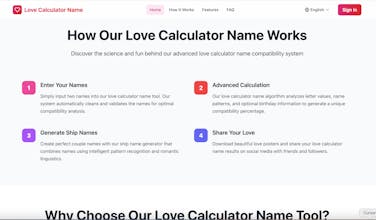 Love Calculator Name gallery image