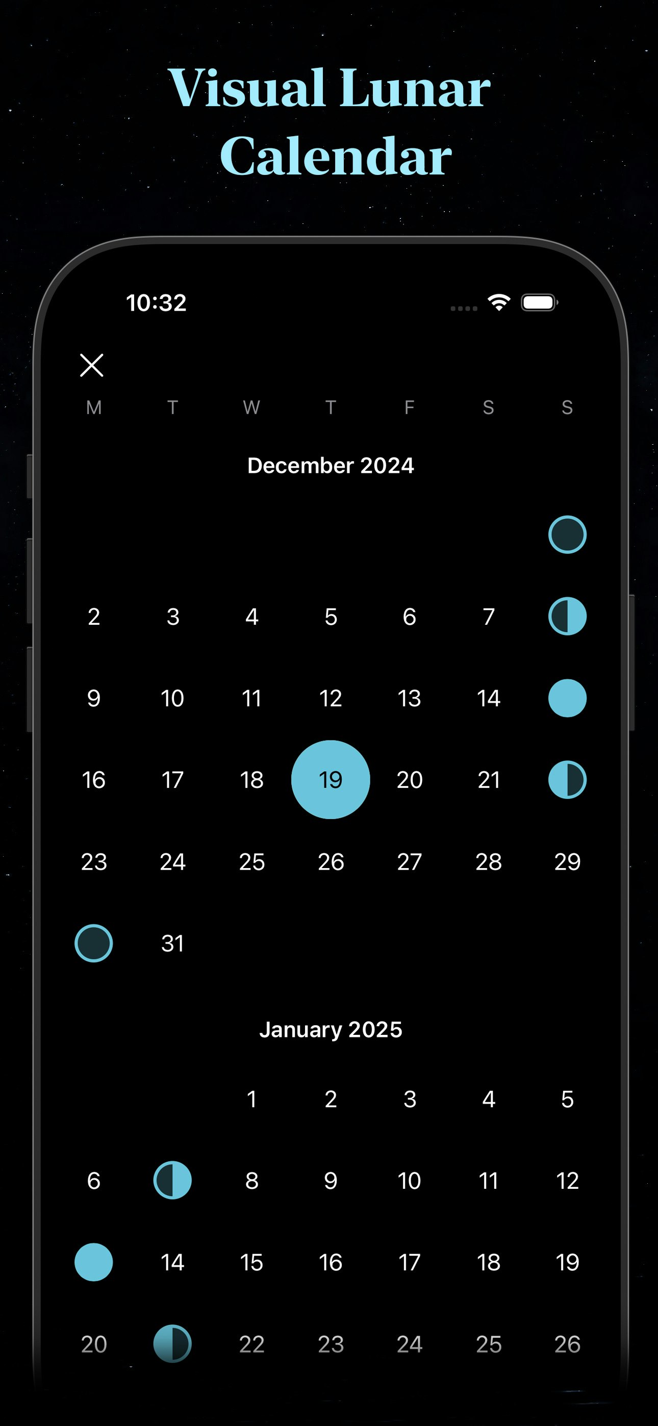Media Lumoon - Kalendar fasa bulan 3d hidup 9
