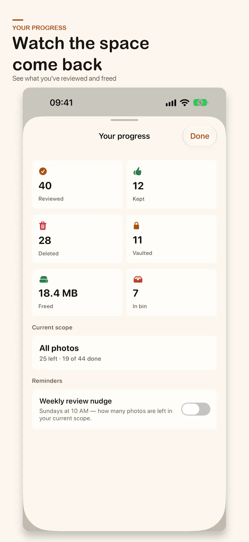 Photo Cleaner: SwipeVault screenshot 5