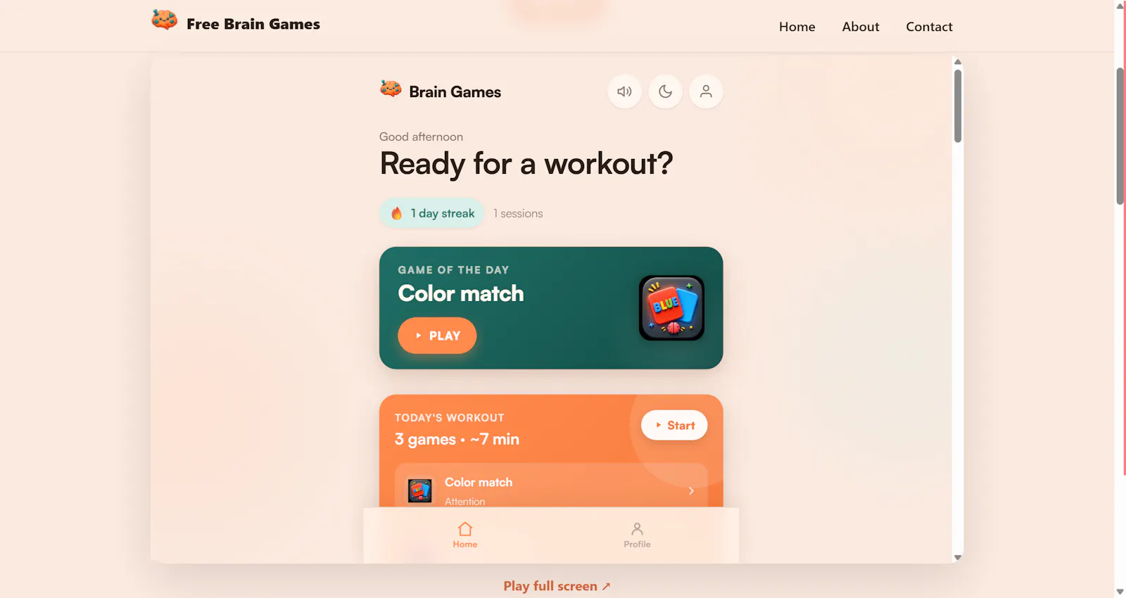 Play Premium Brain Games Free screenshot 1