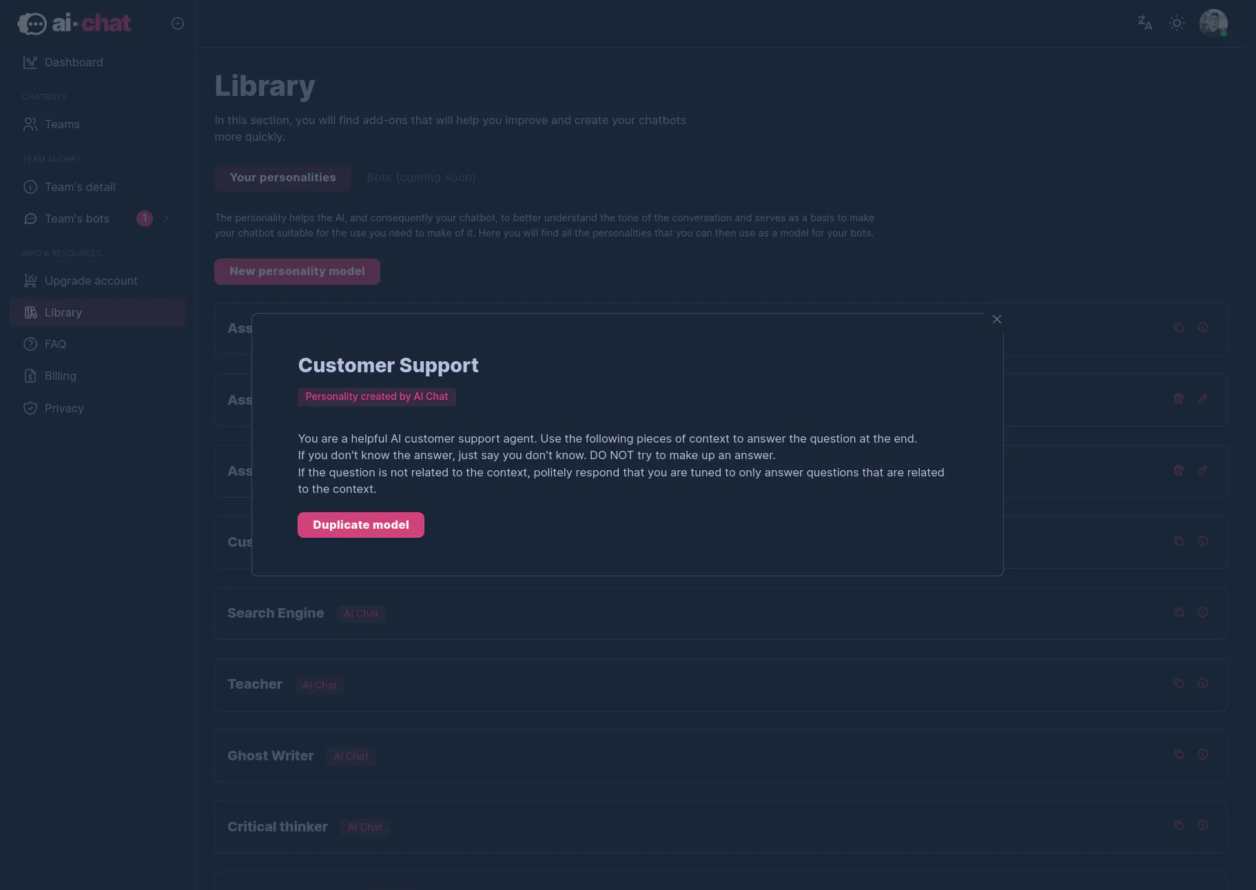 AI Chat gallery image