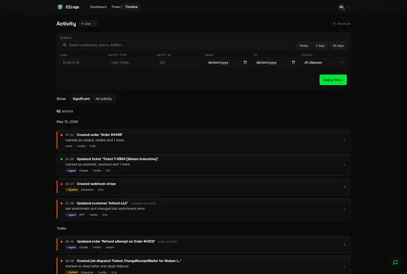 EZLogs screenshot 4