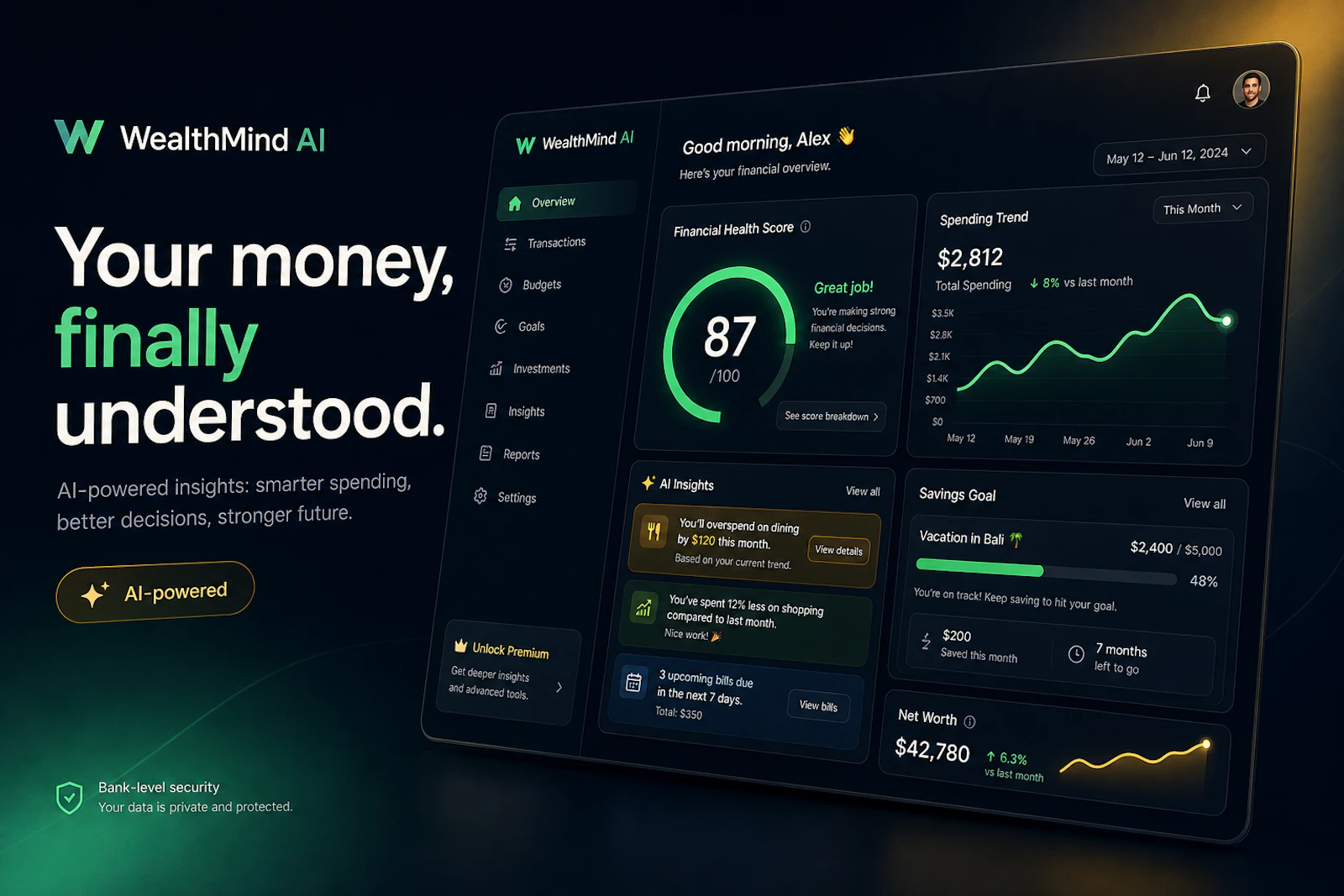 WealthMindAI screenshot 1