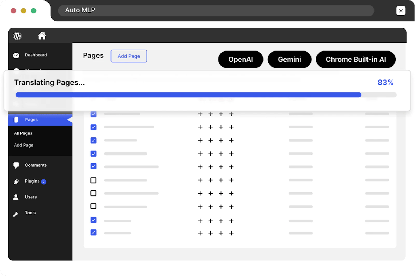 AutoMLP - AI Translation for WPML screenshot 3