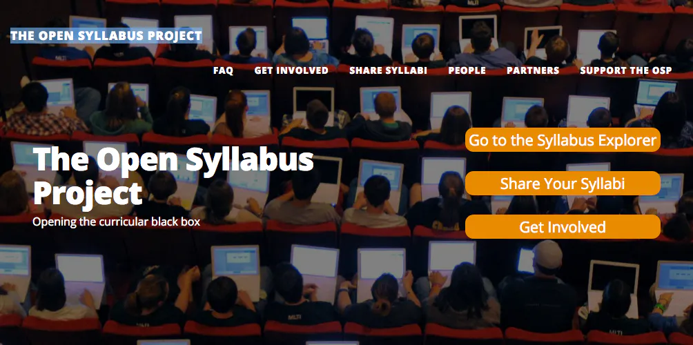 The Open Syllabus Project