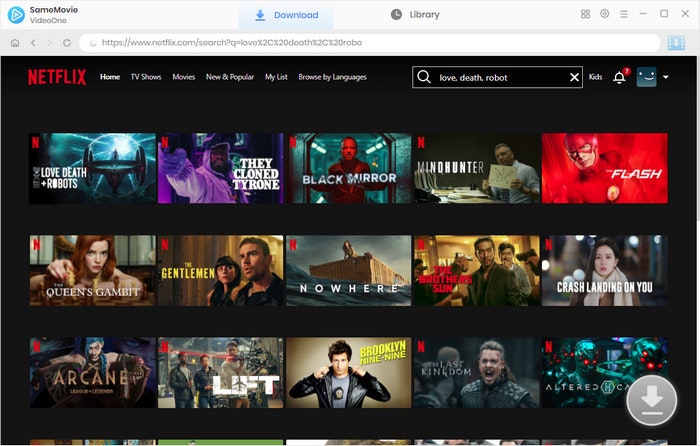 Samemovie Videoone Video Downloader - さまざまなストリーミングプラットフォームからビデオをダウンロードします。メディア4