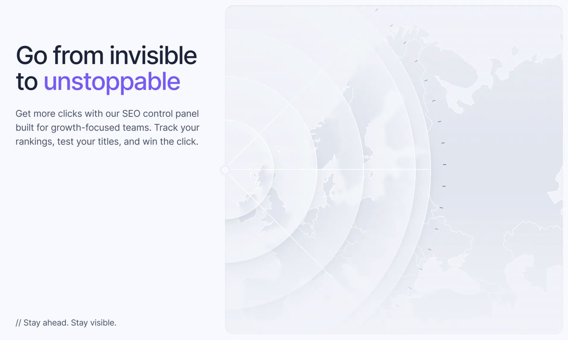 Mídia 1 de Radar de palavra -chave |Painel de SEO - Rankings de pista.Boost Cliques.Vencer rivais