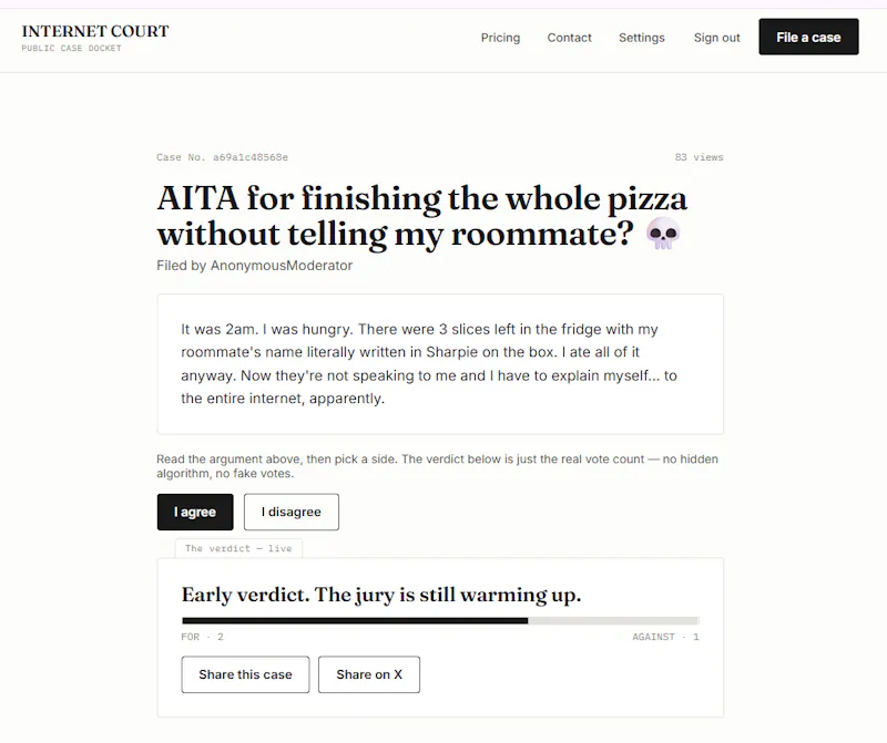 Internet Court screenshot 2