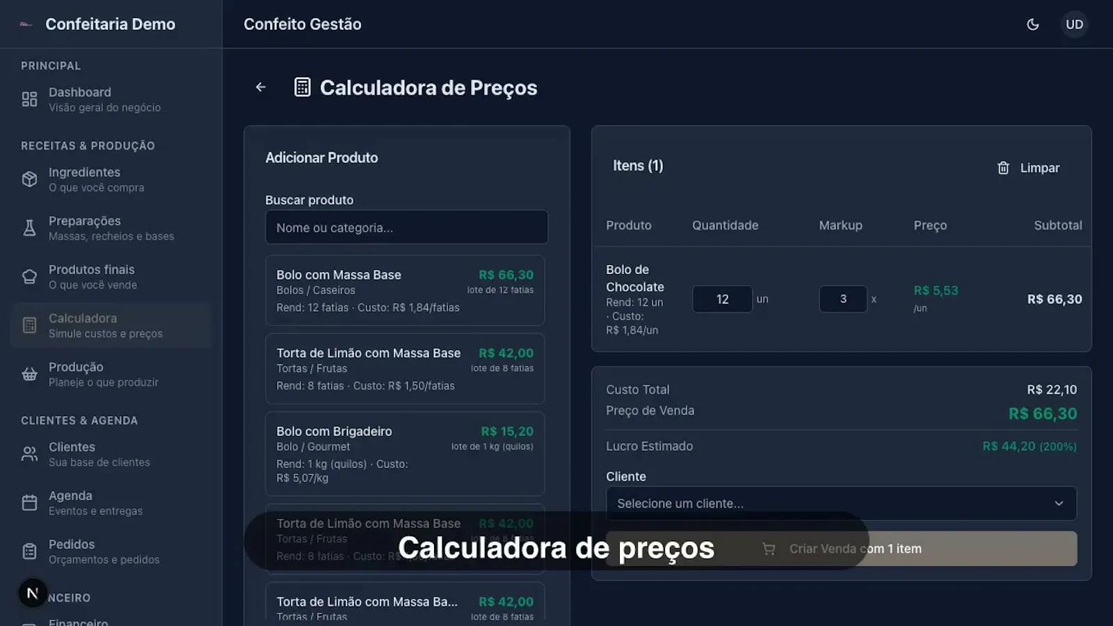 Confeito Gestão screenshot 1 (video preview)