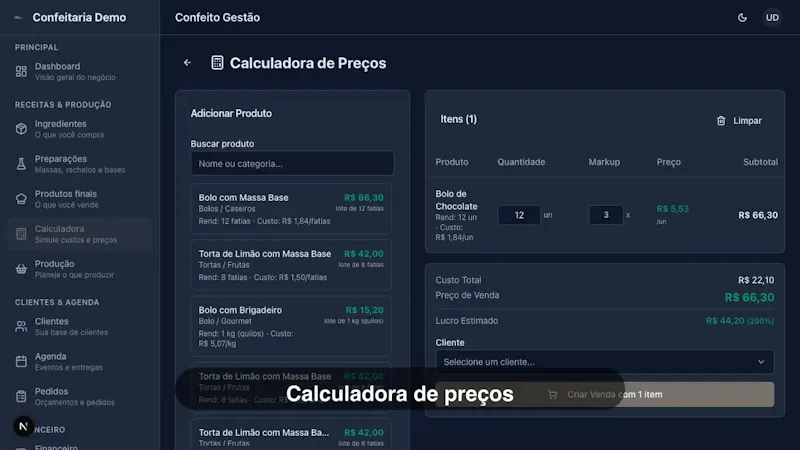 Confeito Gestão screenshot 1 (video preview)