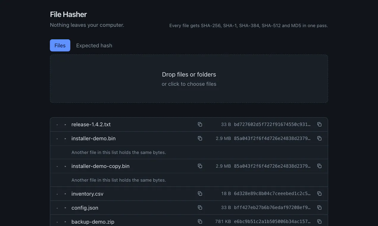 File Hasher gallery image