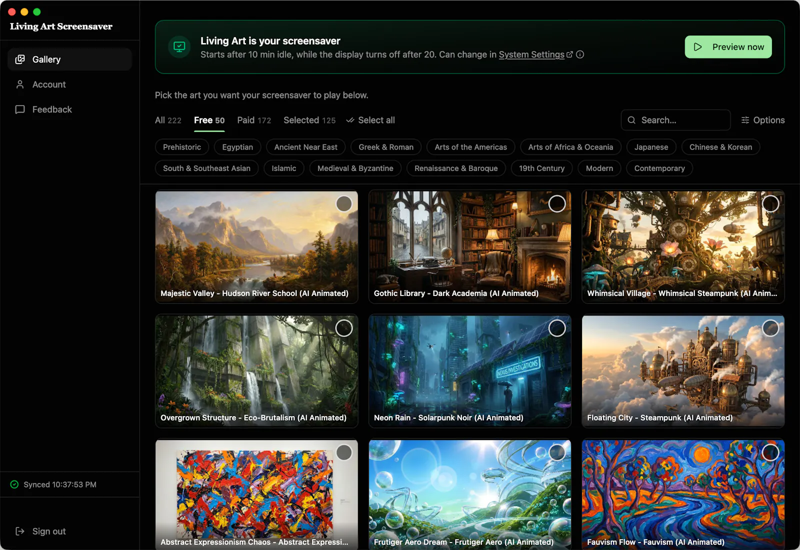 Living Art Screensaver screenshot 5