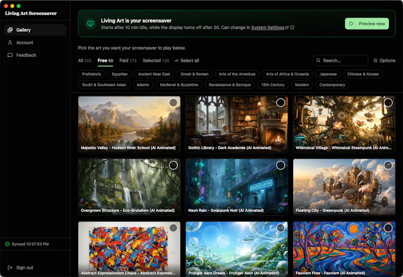 Living Art Screensaver screenshot 5