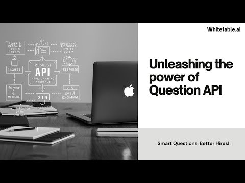 Question API by Whitetable.ai gallery image