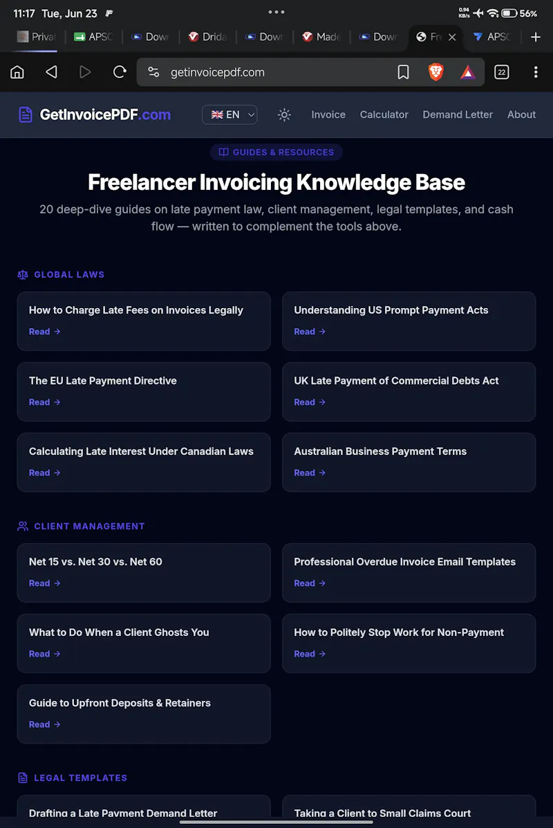 GetInvoicePDF.com screenshot 3