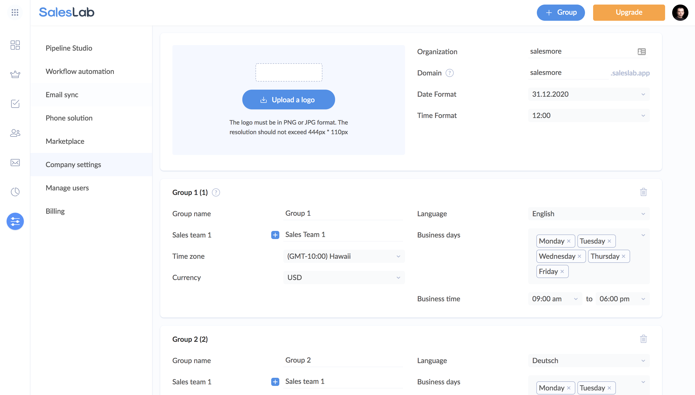 SalesLab CRM gallery image