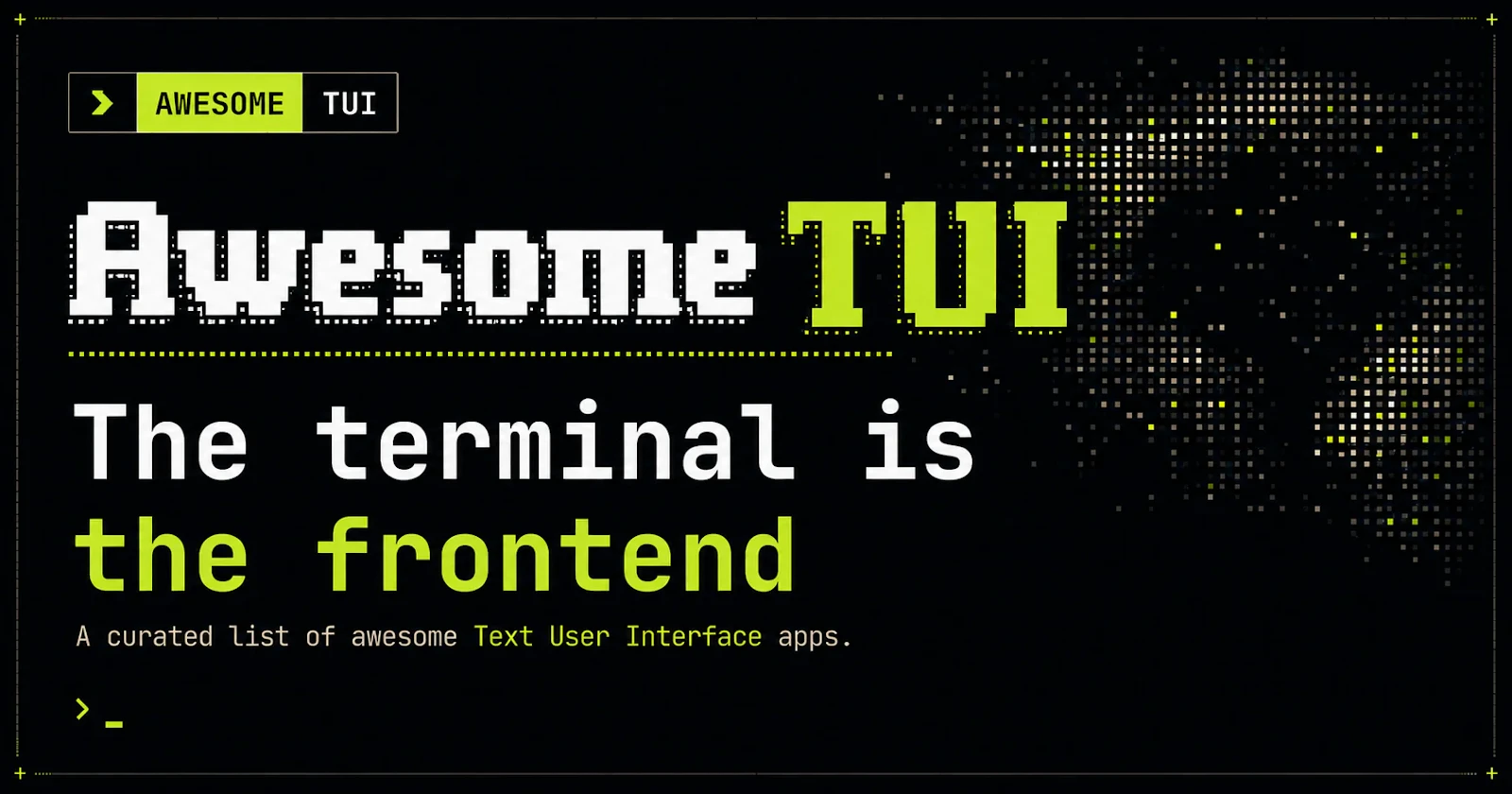 Awesome TUI screenshot 1