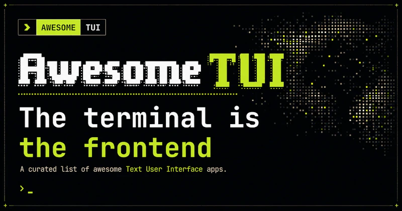 Awesome TUI screenshot 1