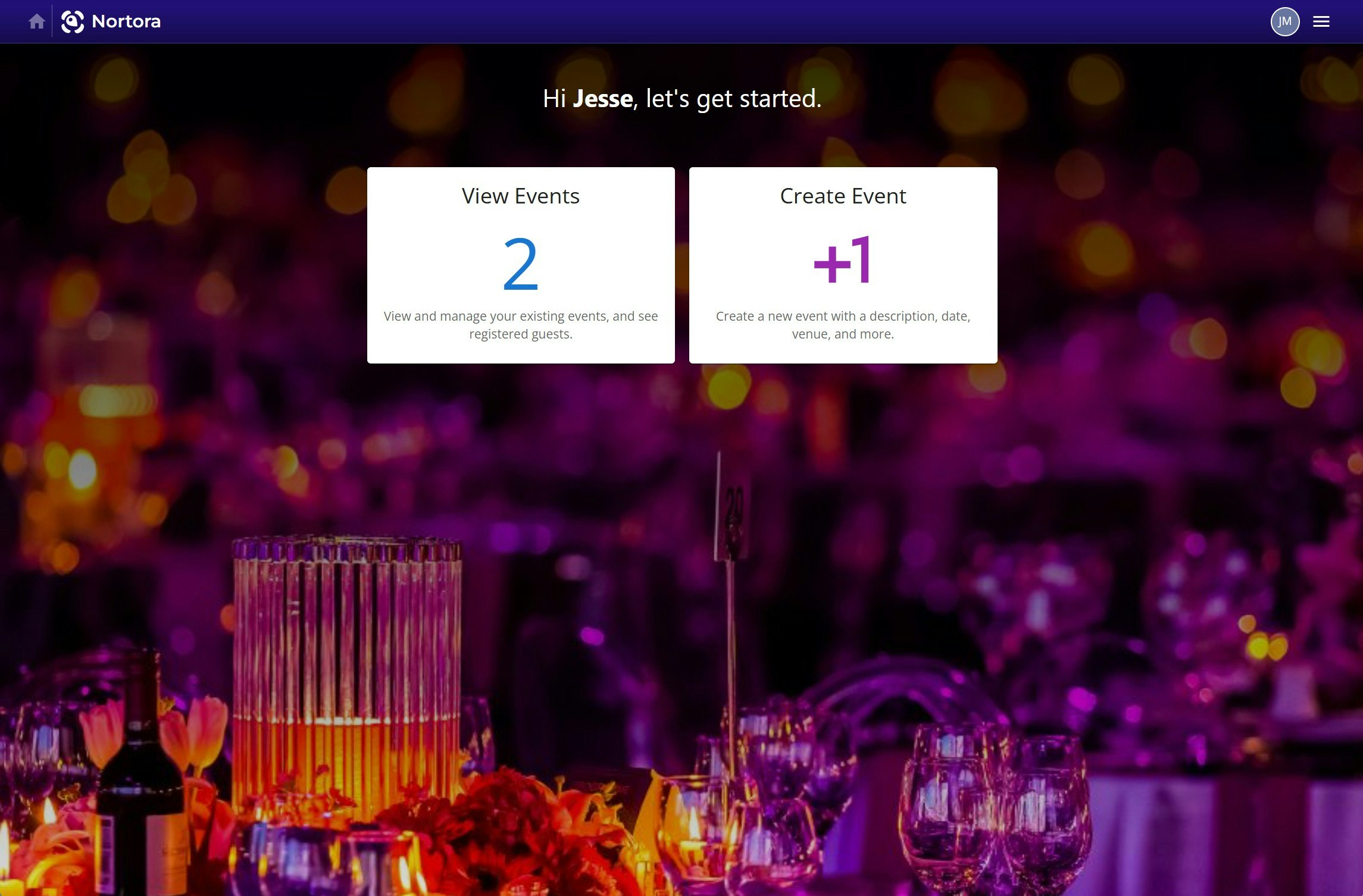 Nortora: Gala Planning for Nonprofits - Main product screenshot demonstrating key features and user interface
