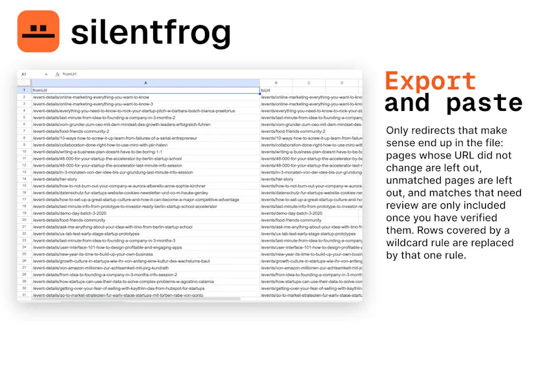 301 Redirect Manager Silentfrog screenshot 5