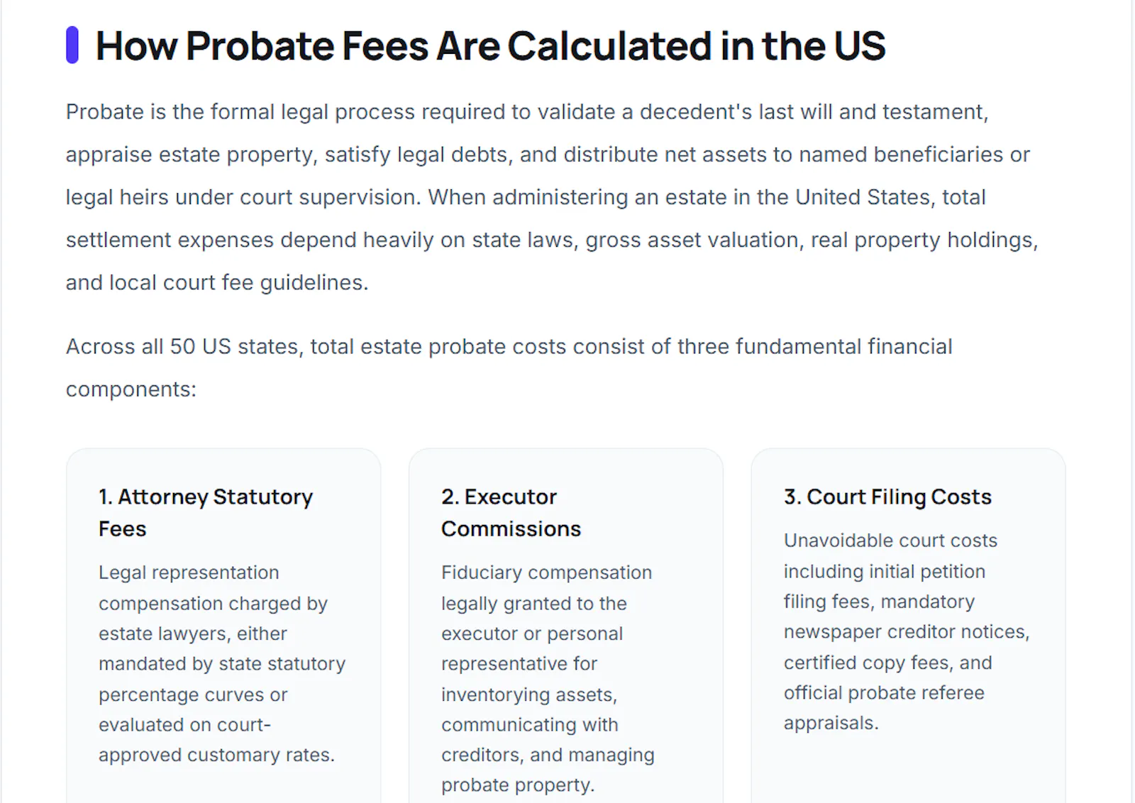 US Probate Calculator screenshot 4
