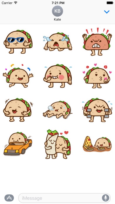 Silly Taco sticker pack gallery image