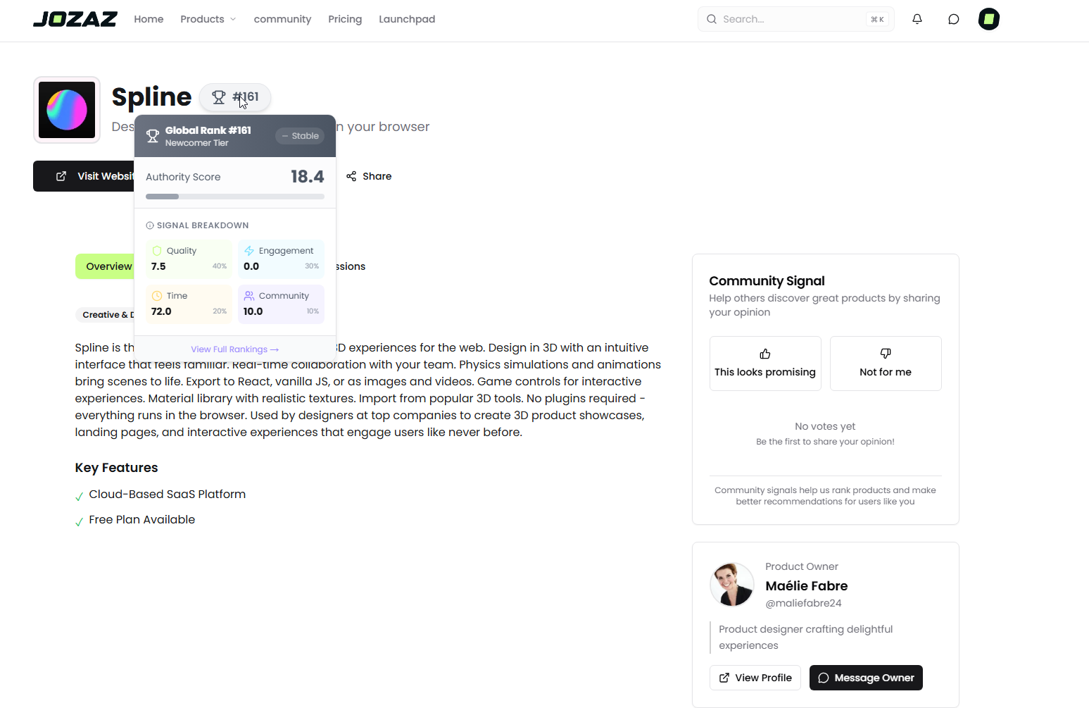 Jozaz Launchpad - Screenshot 3 showing product features and functionality