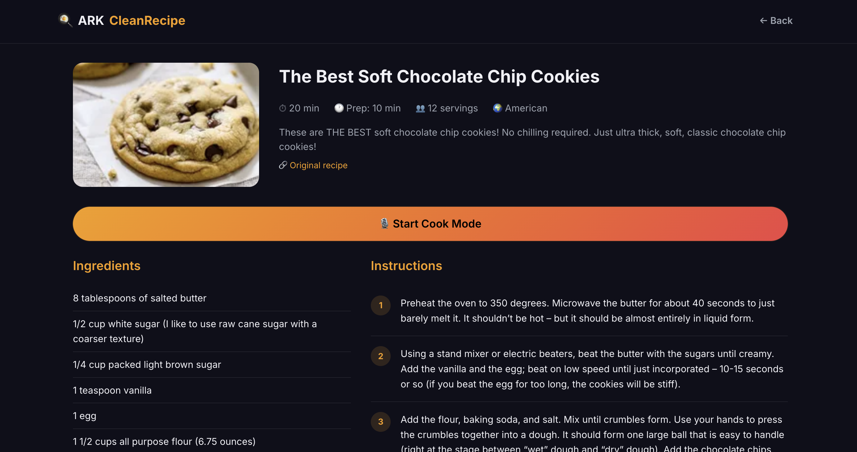 ARK CleanRecipe gallery image