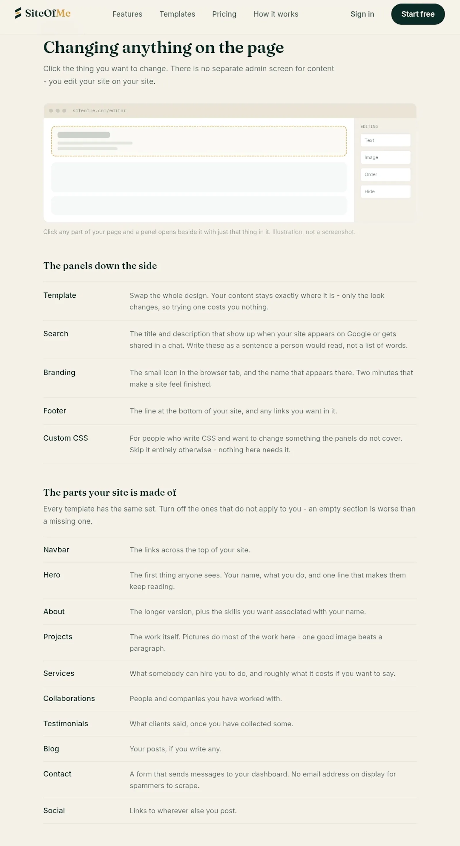 SiteOfMe screenshot 3