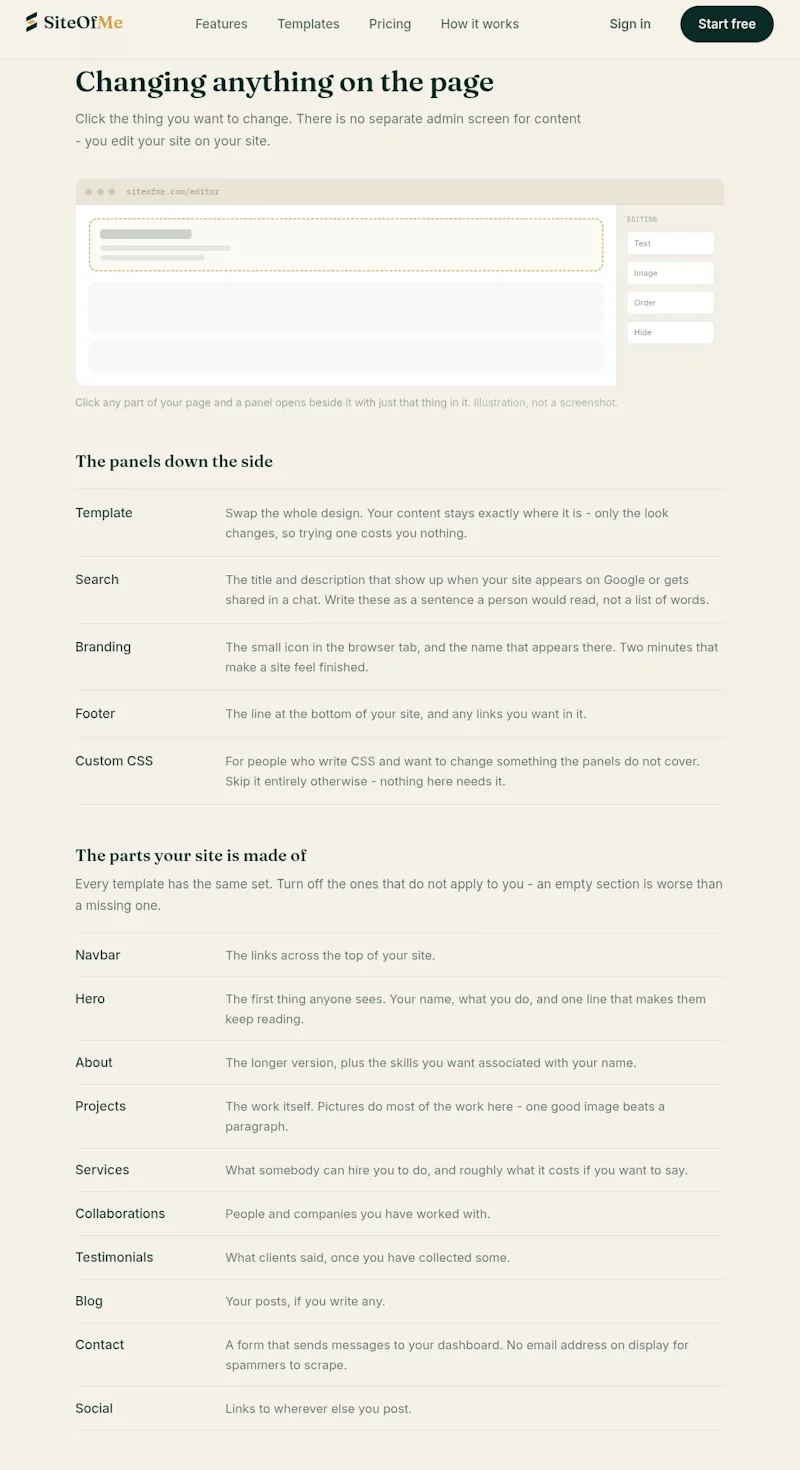 SiteOfMe screenshot 3